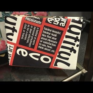 Dictionary Clutch Purse